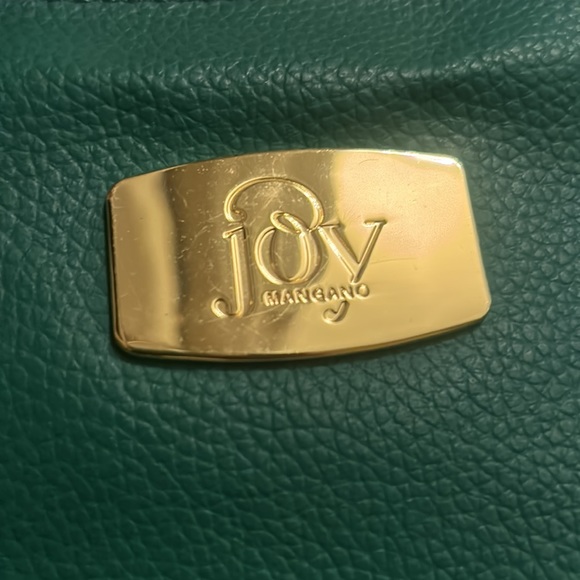 Green joy Mangano purse with removable clutch - Picture 8 of 12
